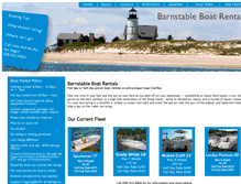 Tablet Screenshot of barnstableboatrentals.com